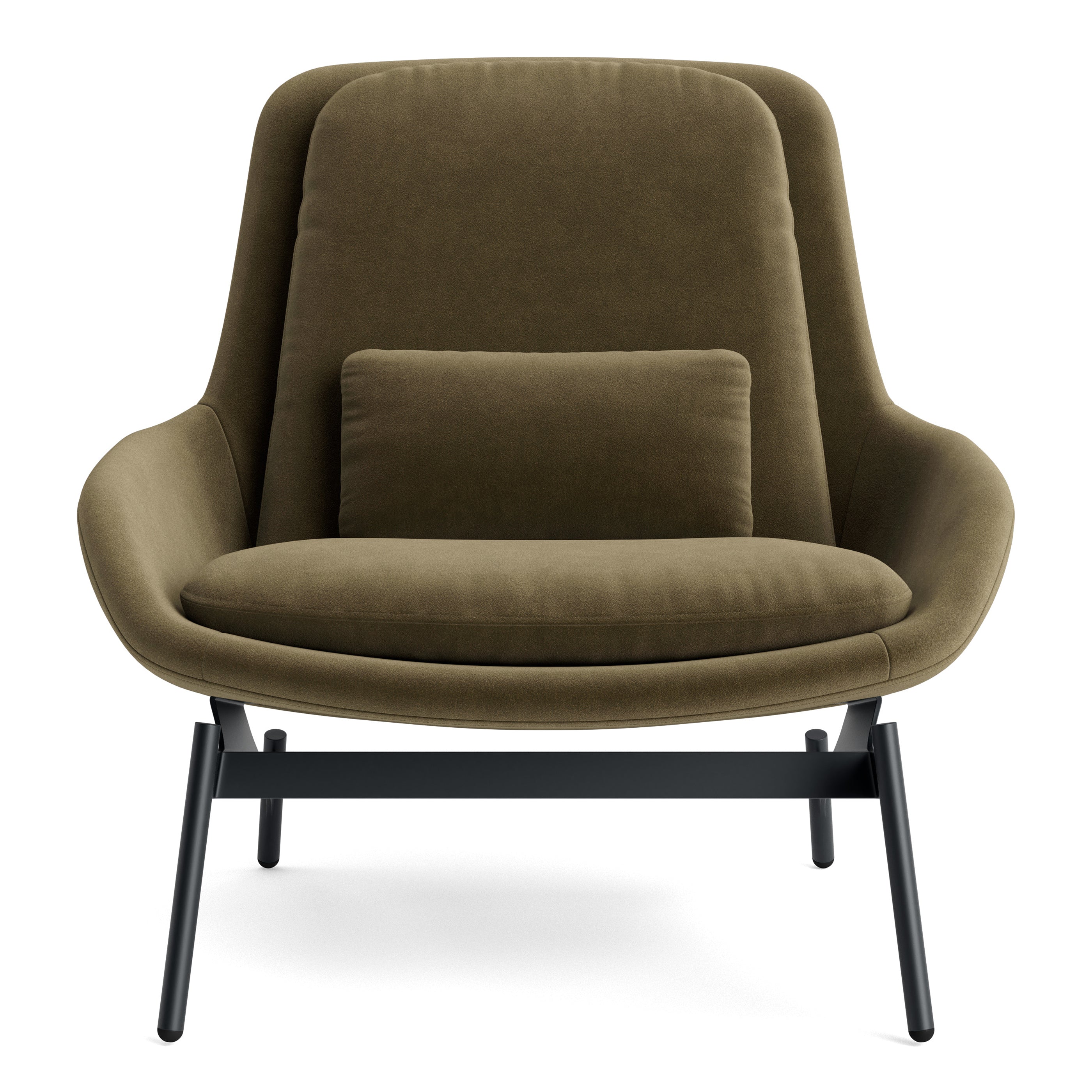 Modern Maharam Mode In Yucca Steel Chairs
