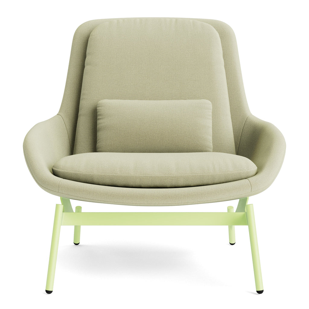 Modern Maharam Mode In Yucca Steel Chairs