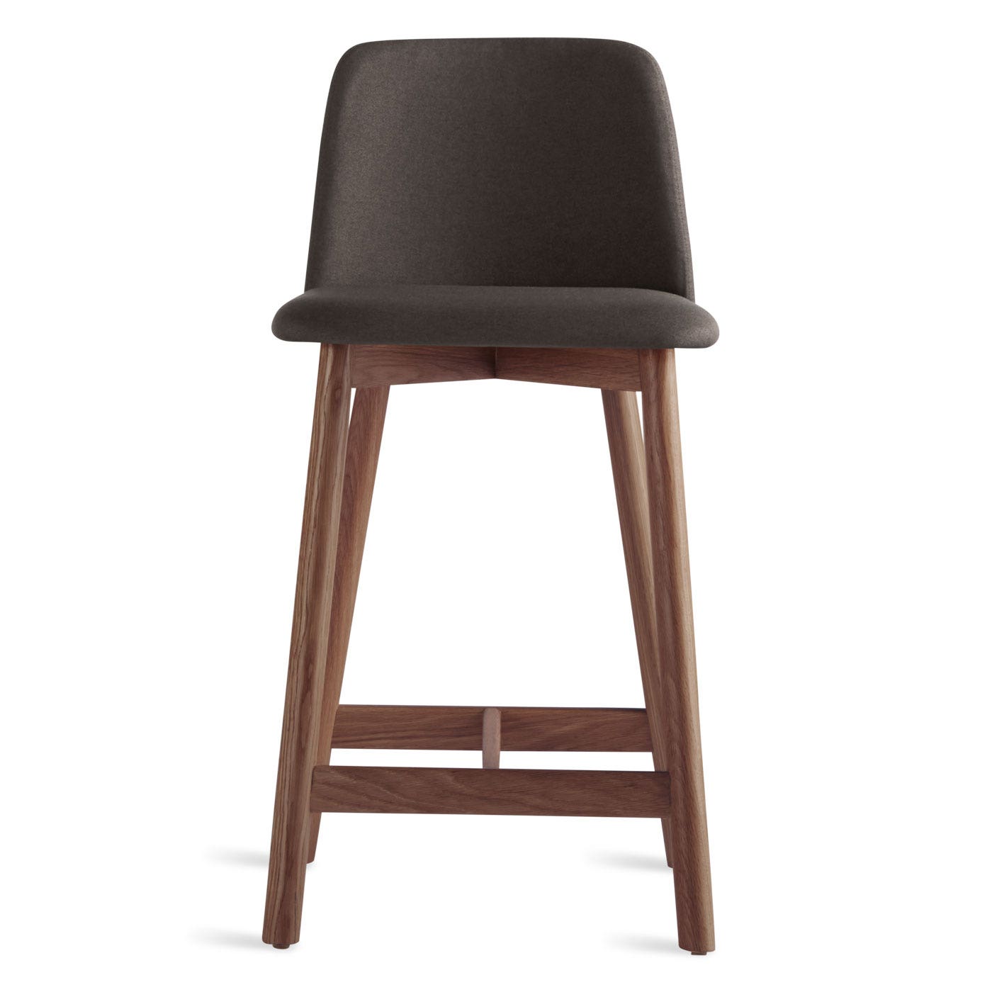 Modern Camp Charcoal / Walnut Table & Bar Stools