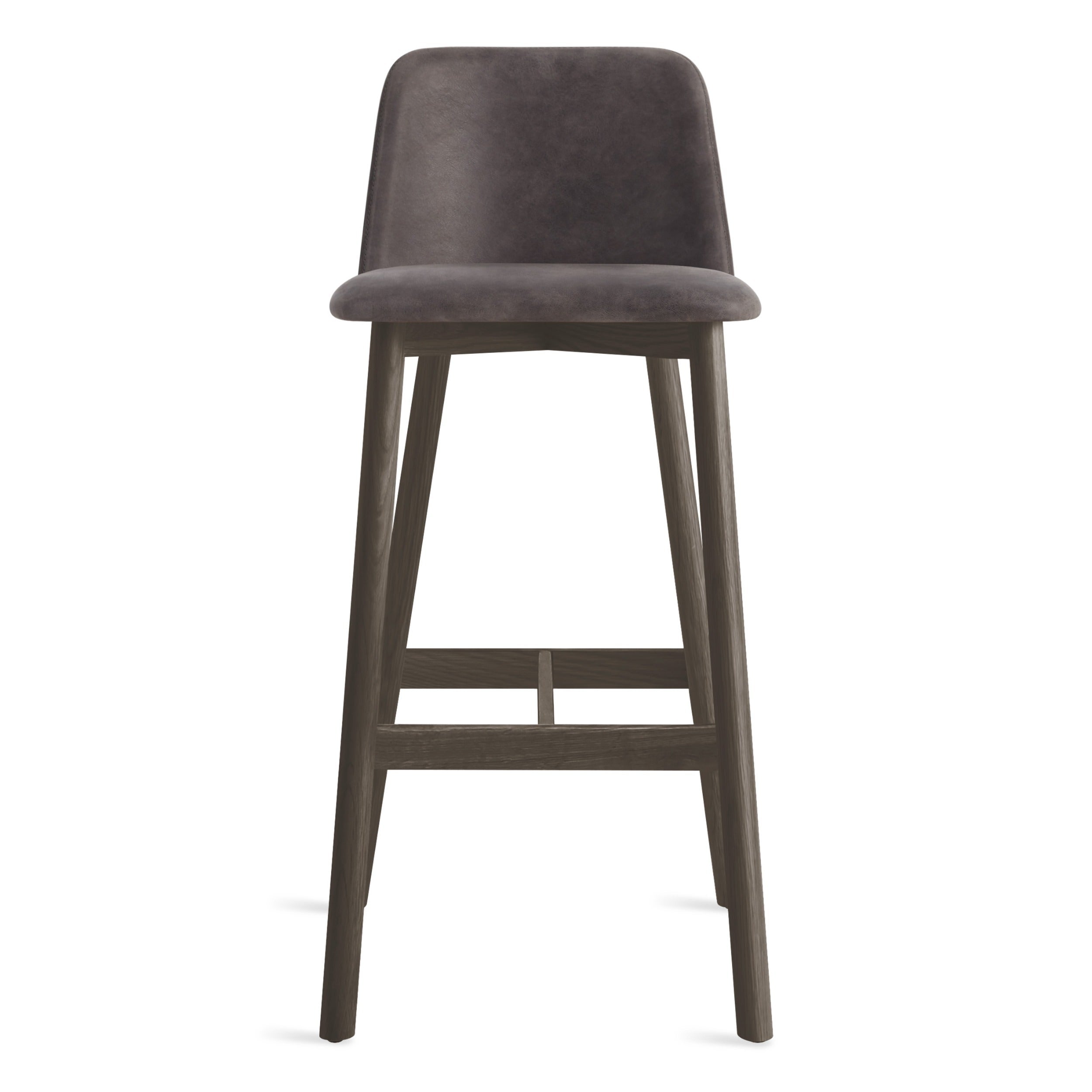 Modern Camp Charcoal / Walnut Table & Bar Stools
