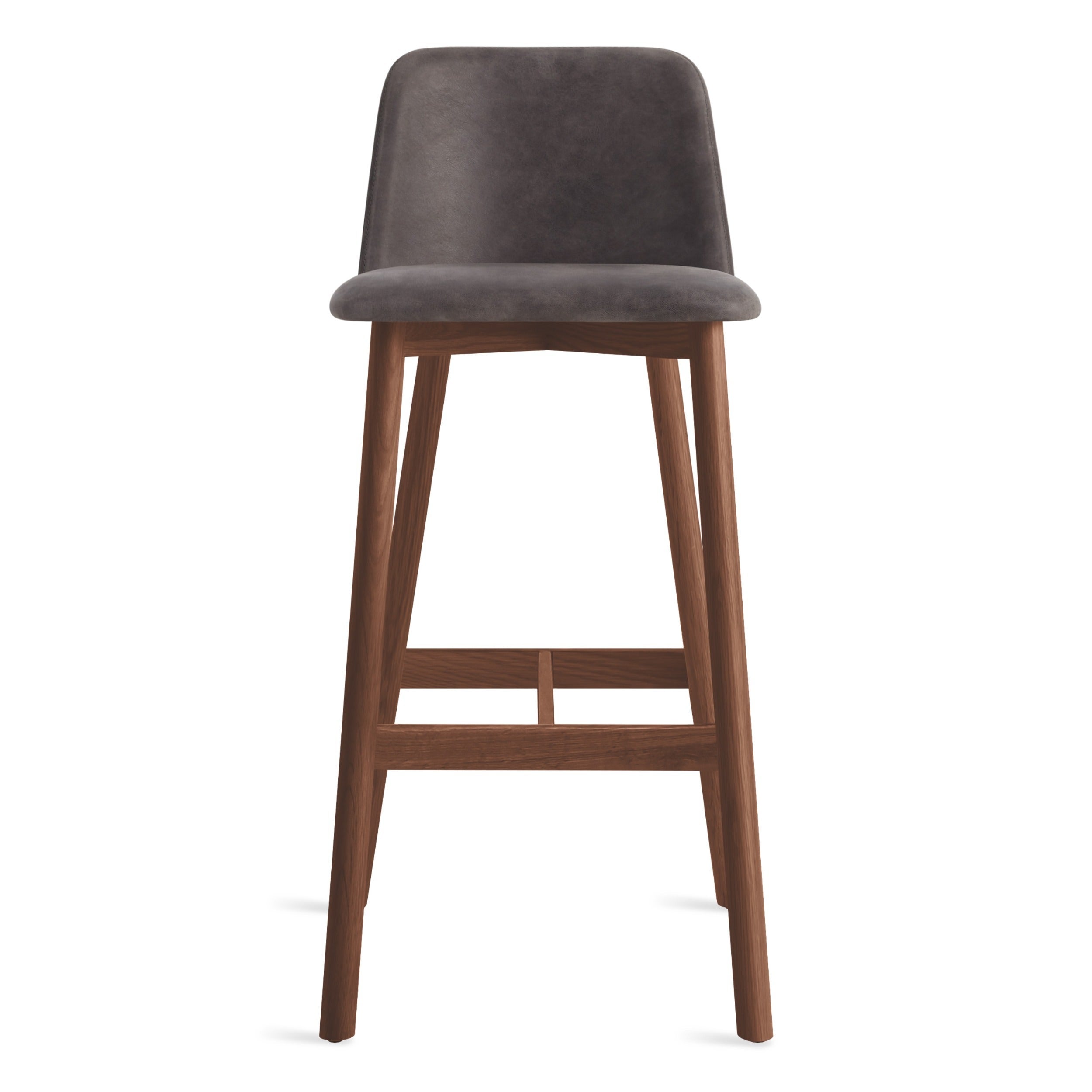 Modern Camp Charcoal / Walnut Table & Bar Stools