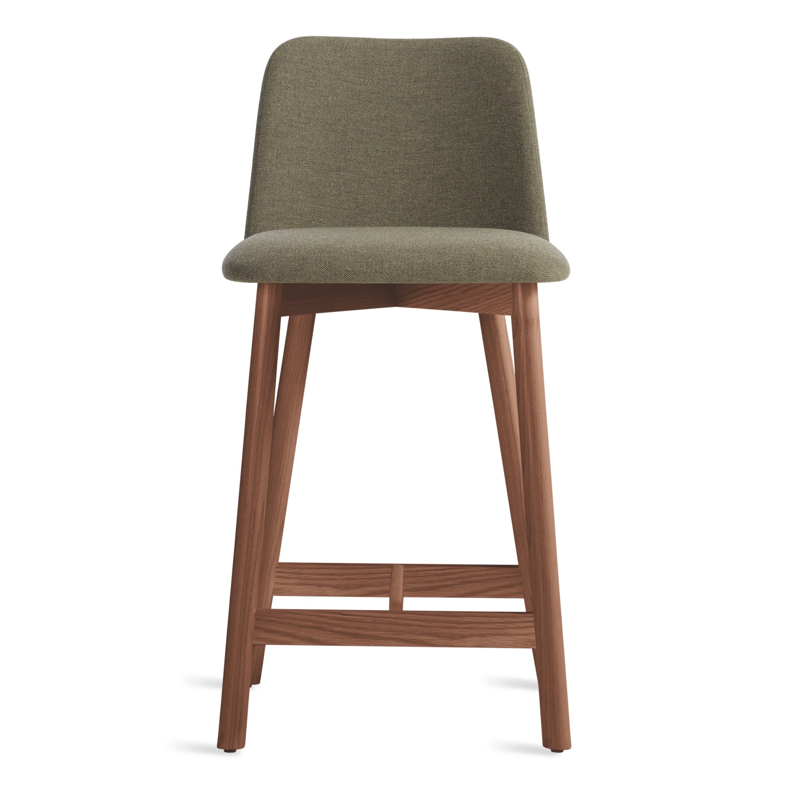 Modern Camp Charcoal / Walnut Table & Bar Stools