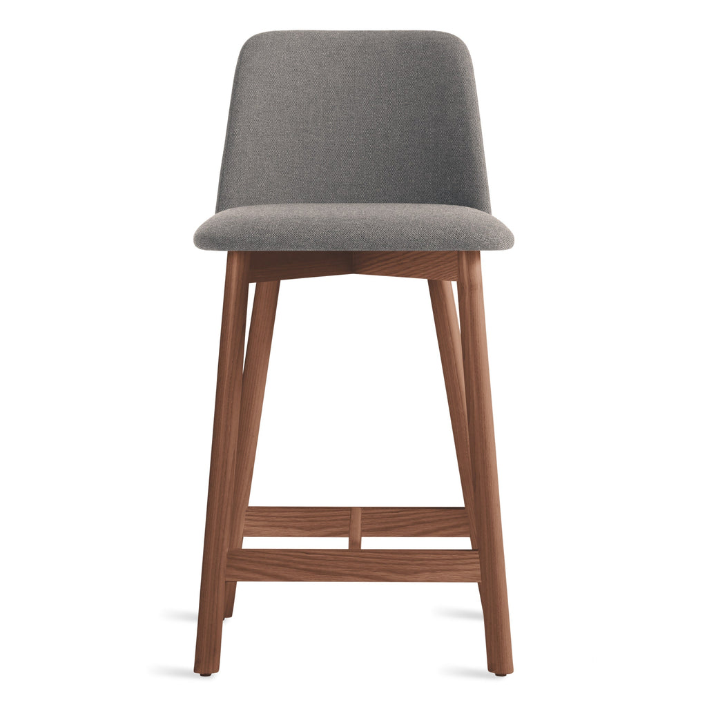 Modern Camp Charcoal / Walnut Table & Bar Stools