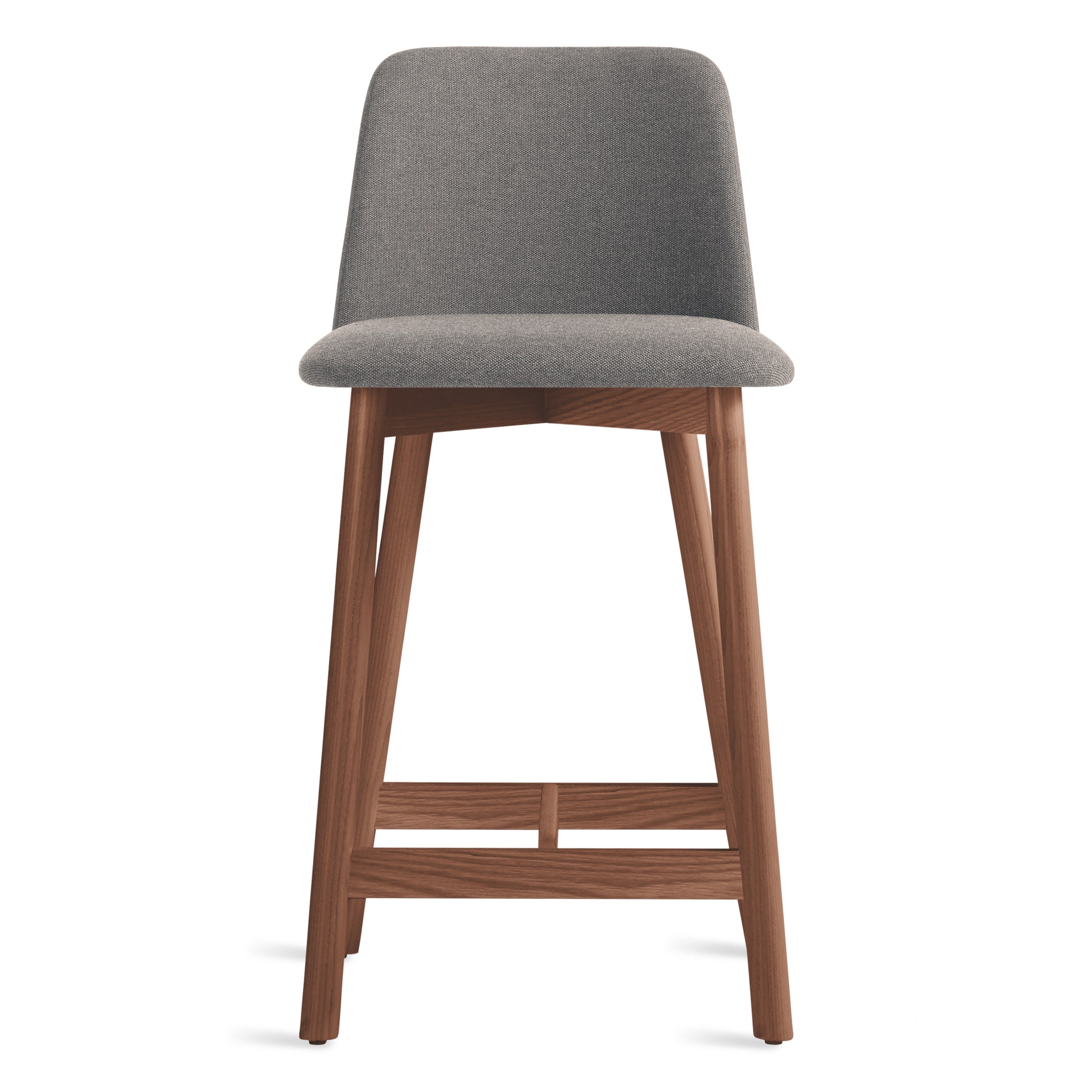 Modern Camp Charcoal / Walnut Table & Bar Stools