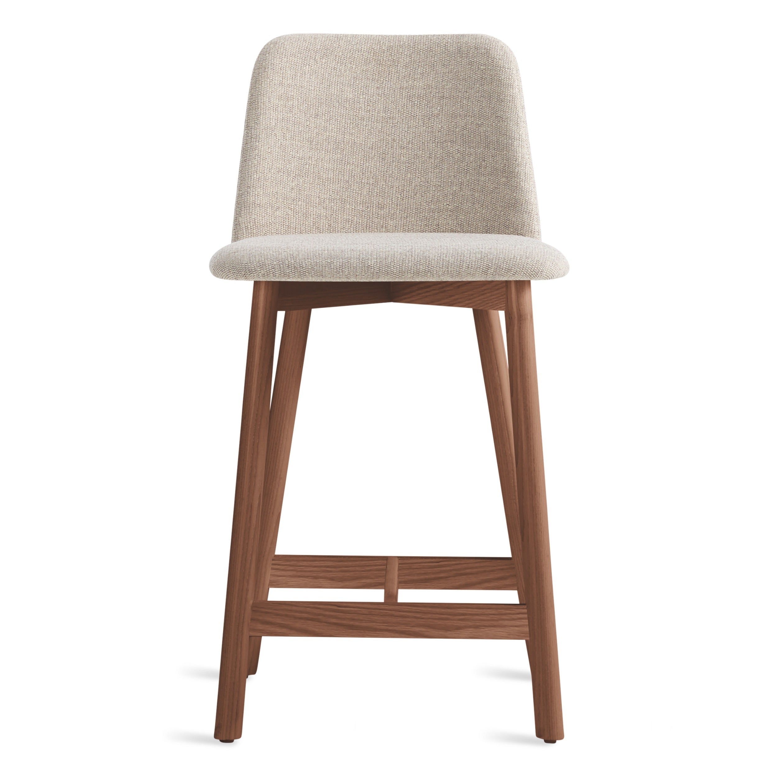 Modern Camp Charcoal / Walnut Table & Bar Stools