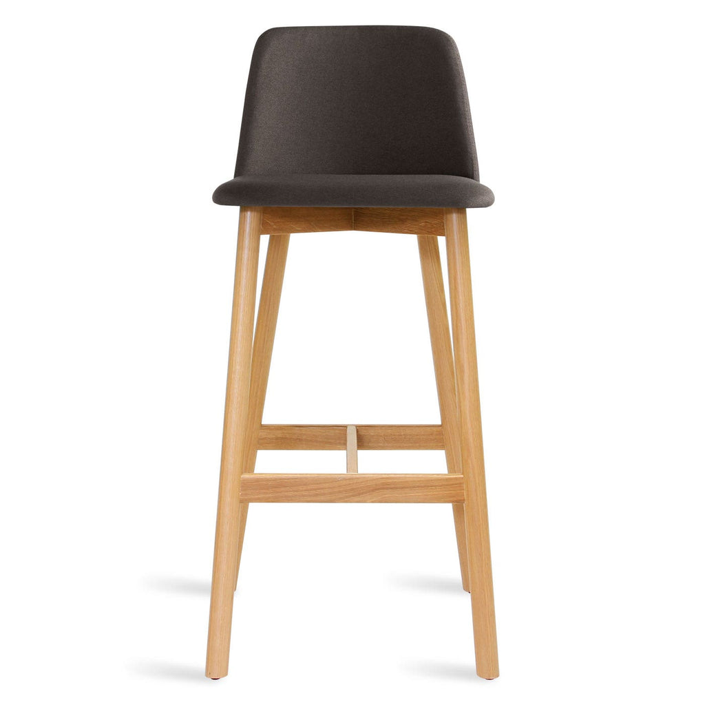 Modern Camp Charcoal / Walnut Table & Bar Stools