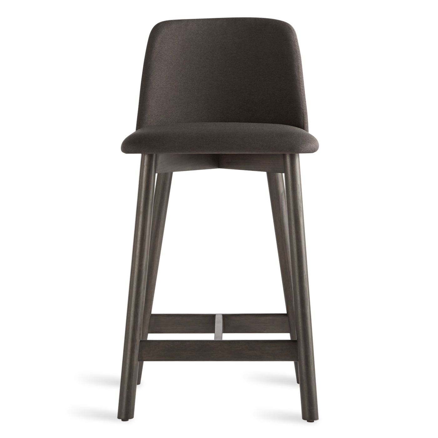 Modern Camp Charcoal / Walnut Table & Bar Stools