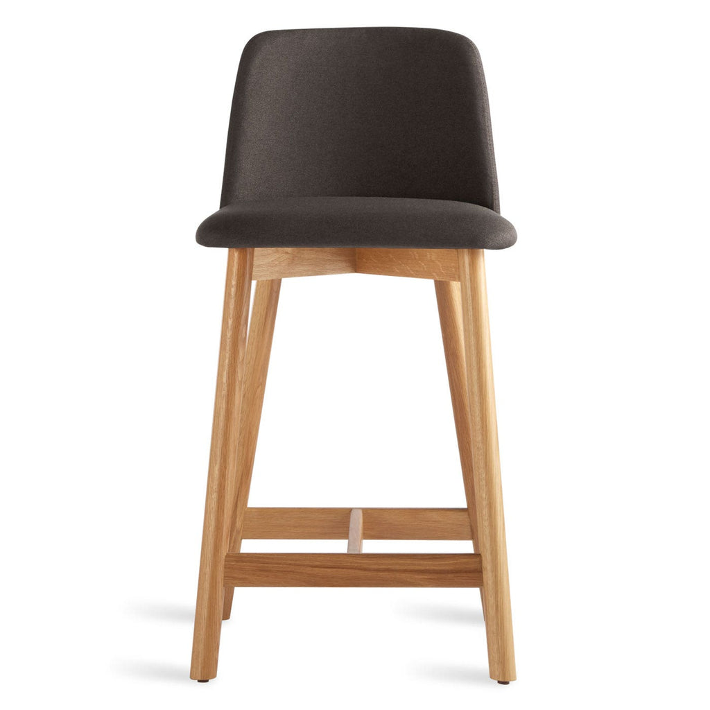 Modern Camp Charcoal / Walnut Table & Bar Stools