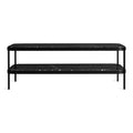 Modern Black Marble Steel Coffee Tables