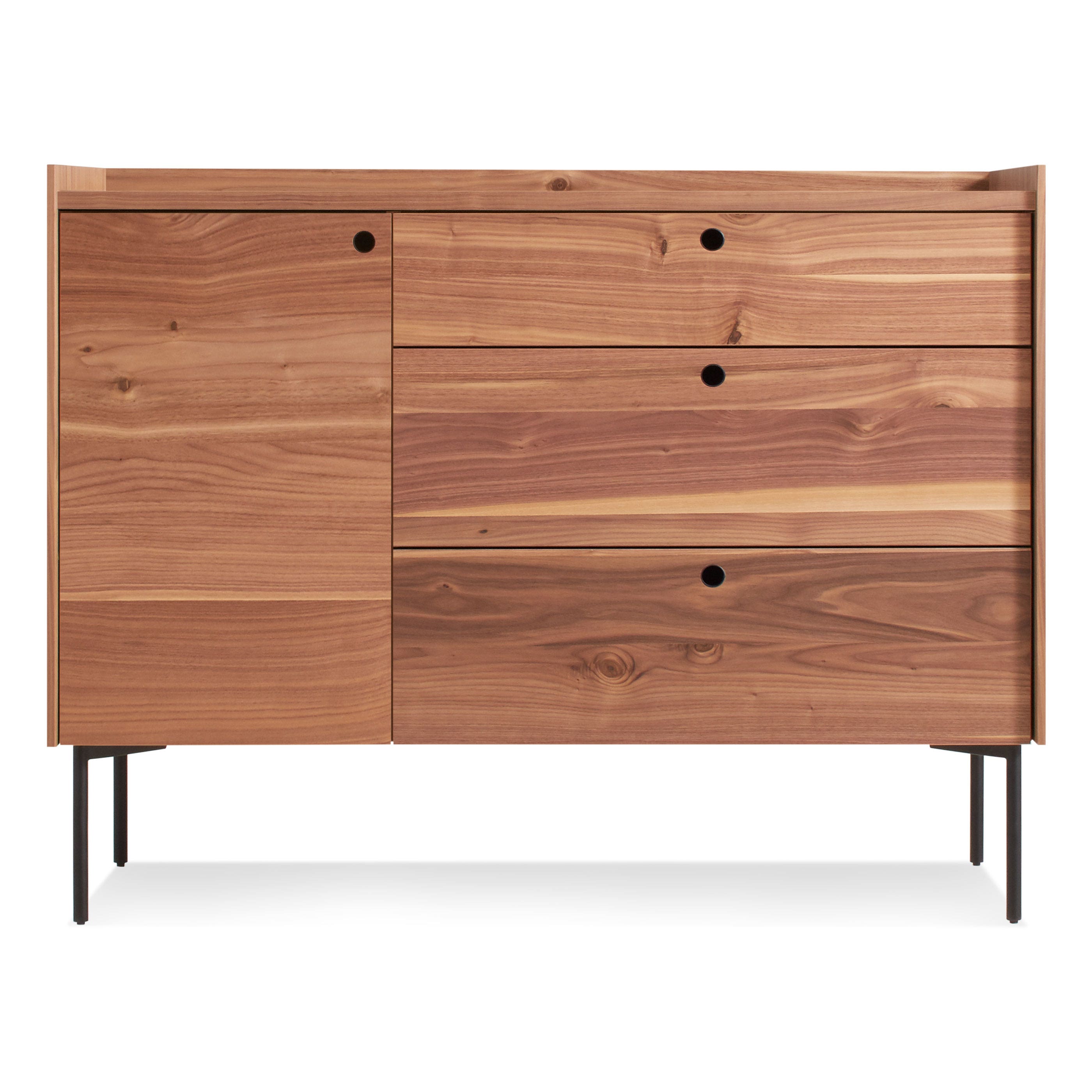 Peek 1 Door / 3 Drawer Credenza