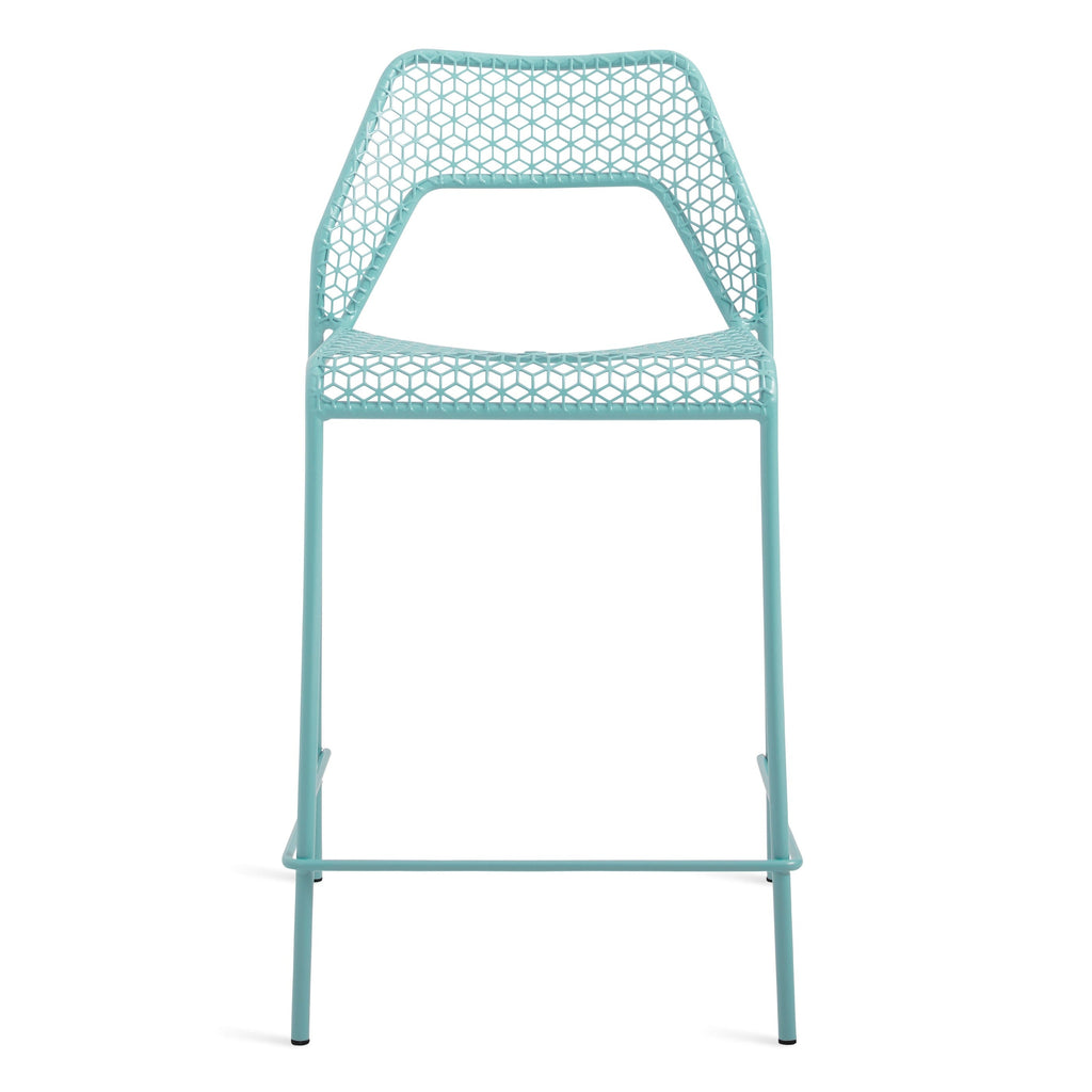 Modern Natural Yellow Table & Bar Stools with Stackable