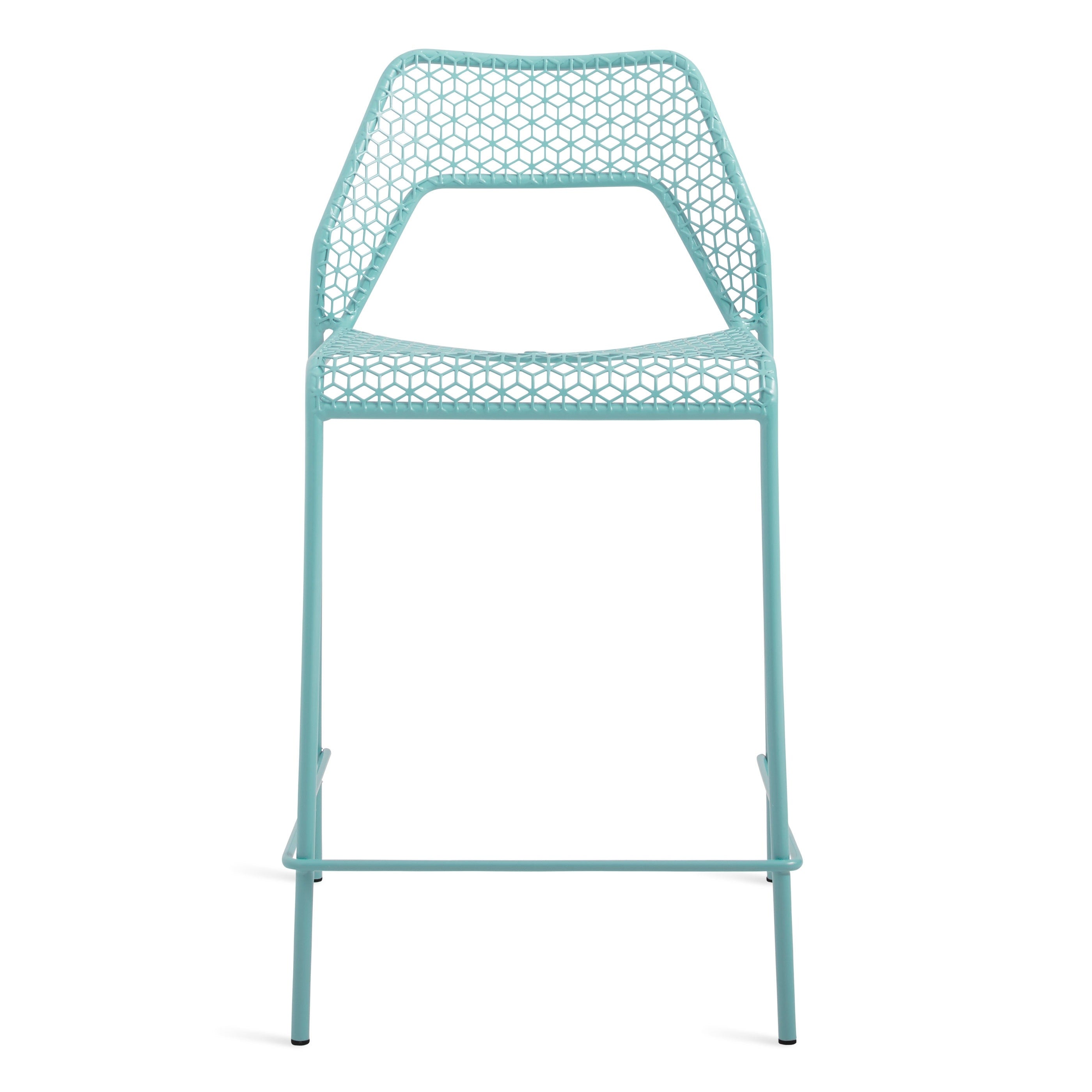 Modern Natural Yellow Table & Bar Stools with Stackable