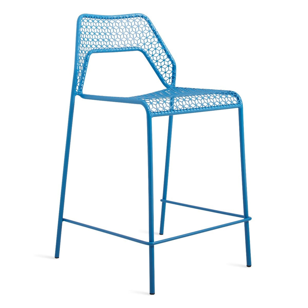 Modern Natural Yellow Table & Bar Stools with Stackable