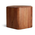 Modern Acacia Wood End Tables with Storage