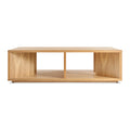 Modern White Oak Wood Coffee Tables