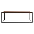 Modern Walnut Steel Coffee Tables