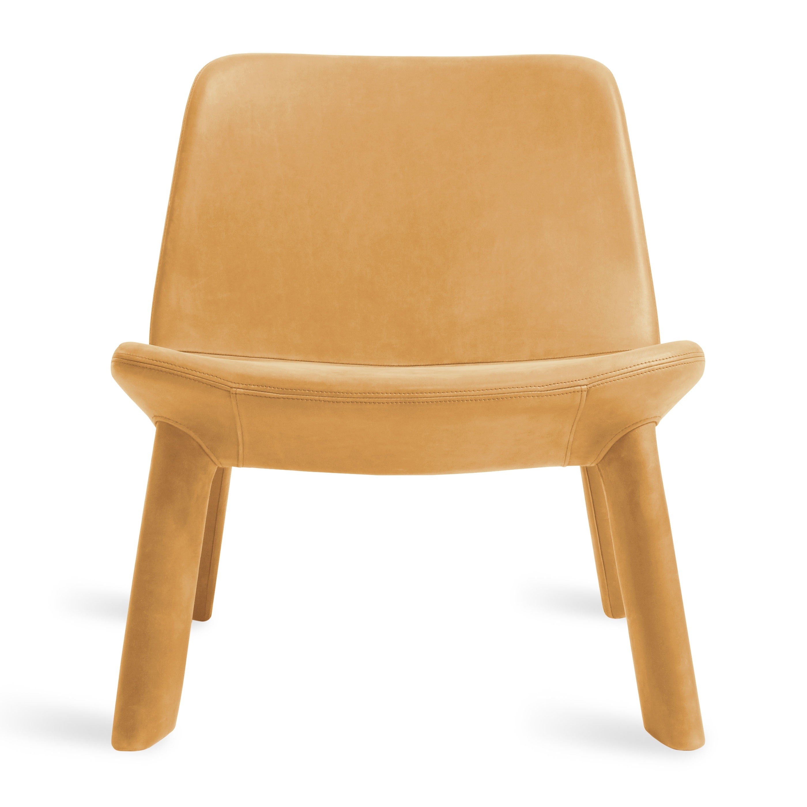 Modern Vesper Marine Blue Metal Chairs with Upholstered
