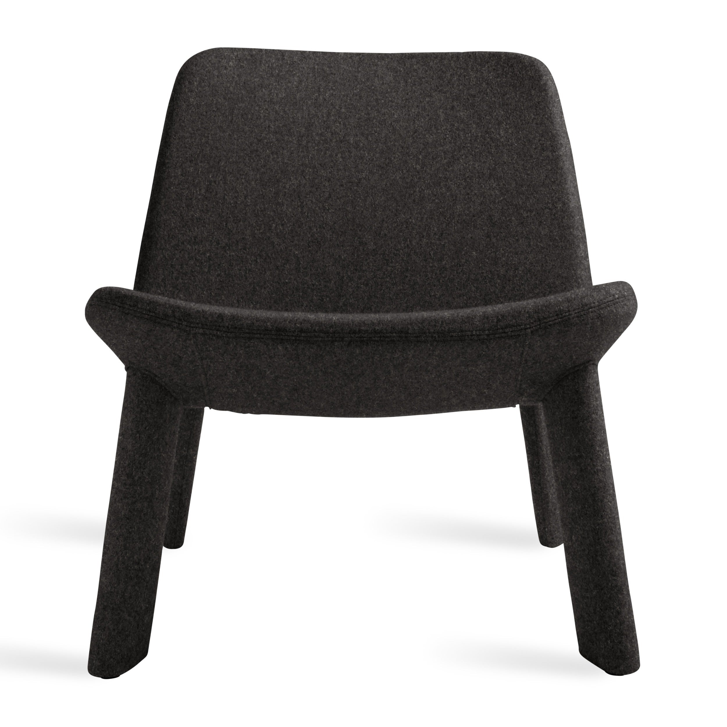 Modern Vesper Marine Blue Metal Chairs with Upholstered