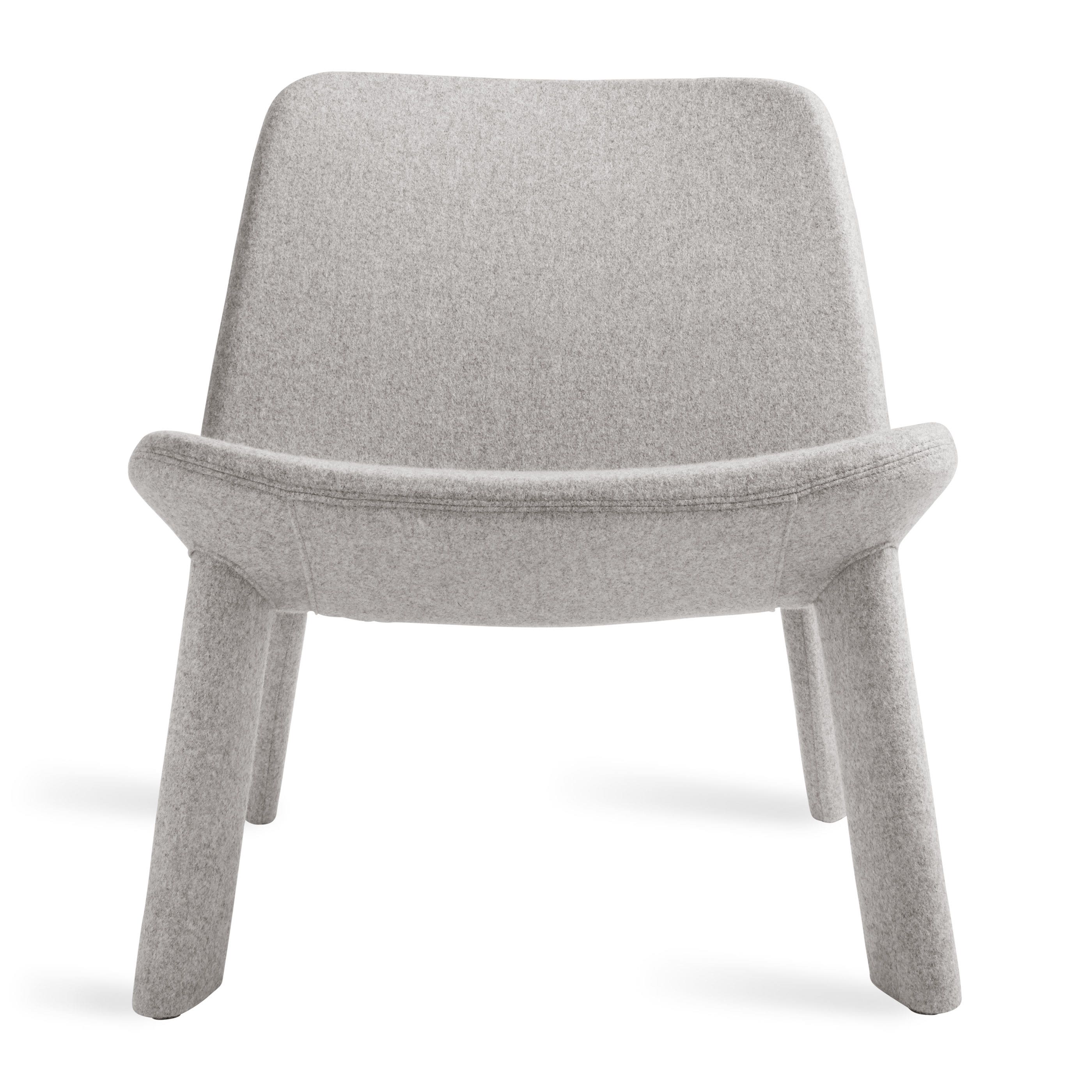 Modern Vesper Marine Blue Metal Chairs with Upholstered