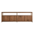 Modern Walnut Bookcases & Standing Shelves with Storage