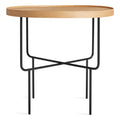 Modern White Oak Wood End Tables