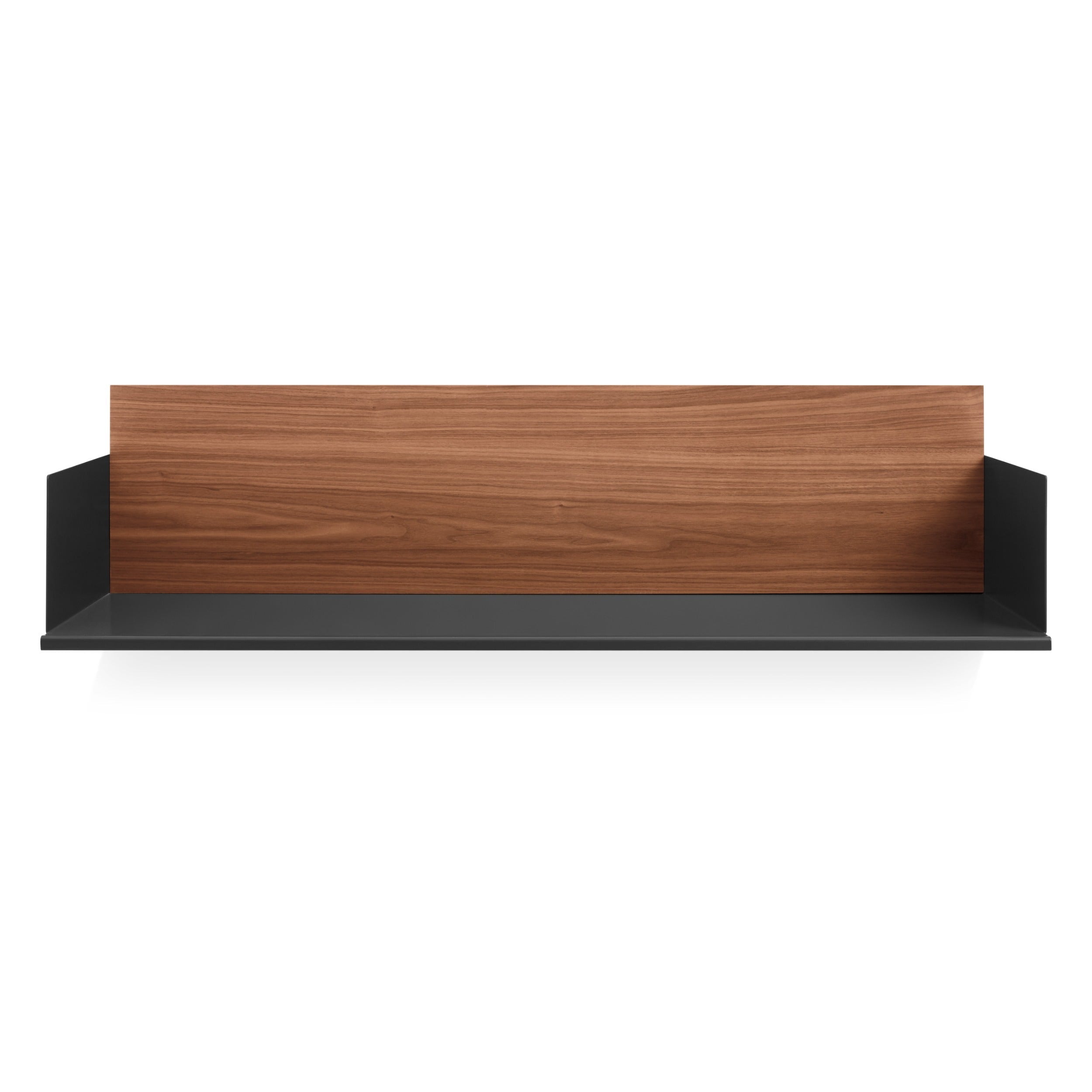 Modern White Oak / White Oak Wall Shelves & Ledges with Storage