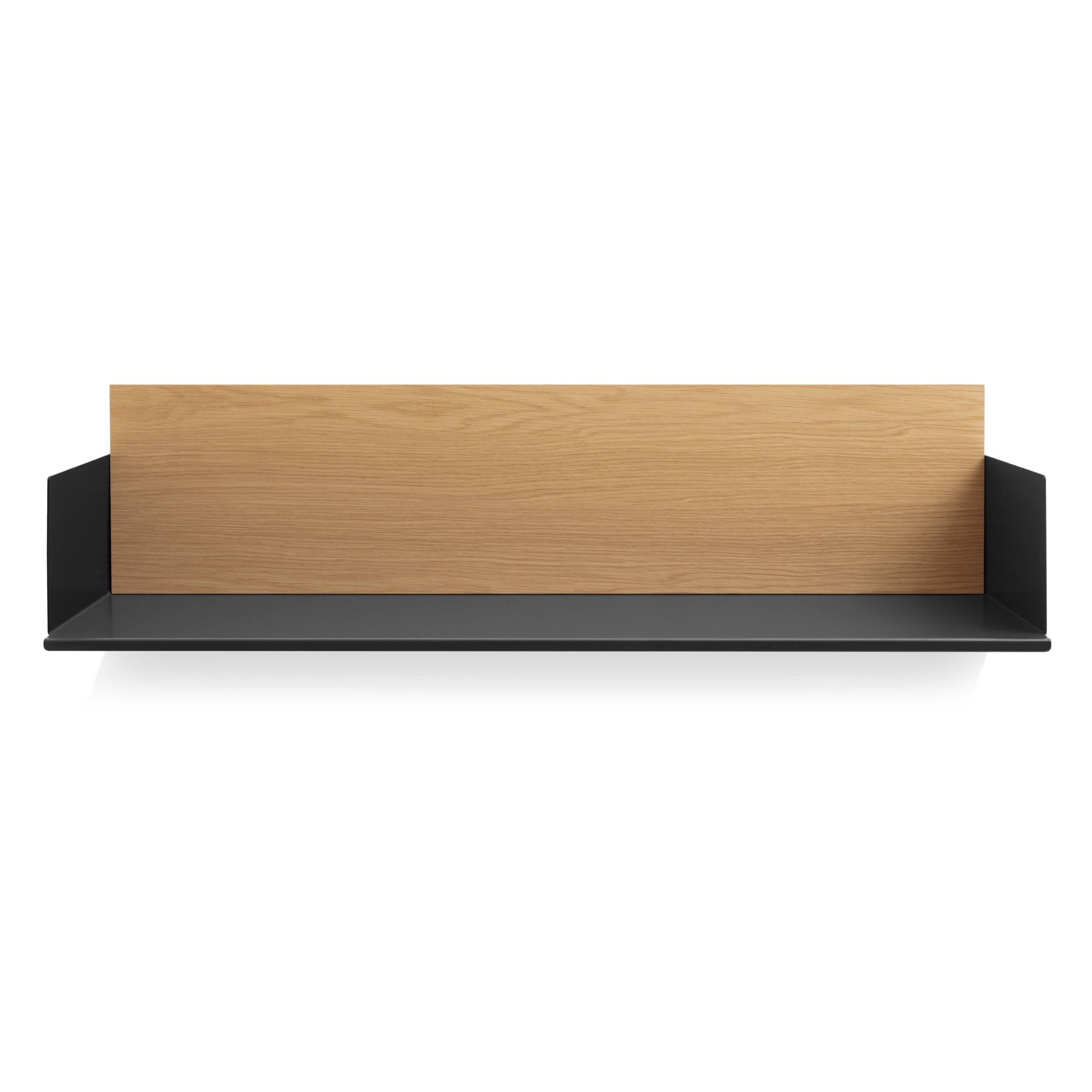 Modern White Oak / White Oak Wall Shelves & Ledges with Storage
